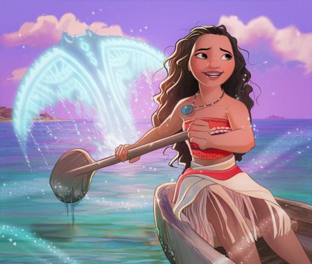 Моана фанарт