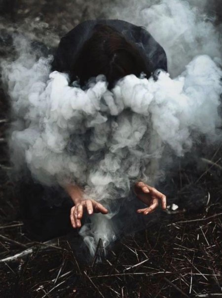 Фотосессия с дымом