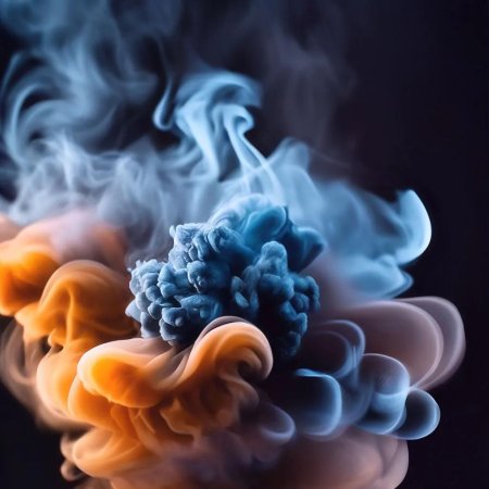 Дым красивый