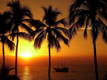 Океан на закате