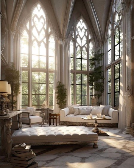 Готический интерьер