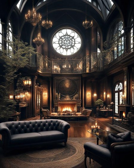 Интерьер в готическом стиле