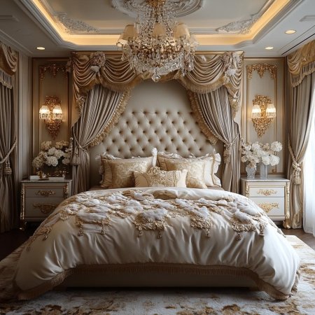Спальни в стиле барокко