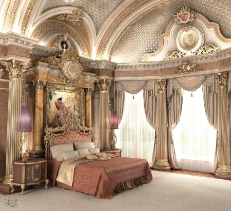 Спальня барокко люкс