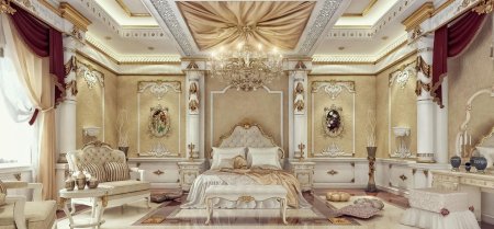 Королевская спальня luxury antonovich design