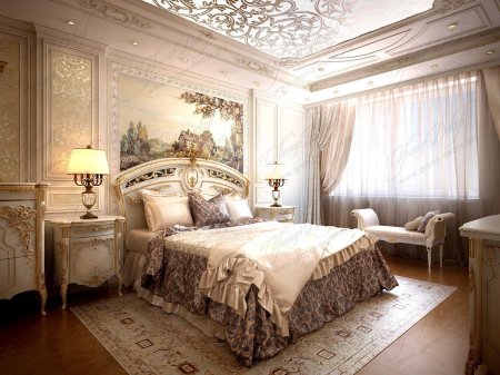 Спальня рококо барокко