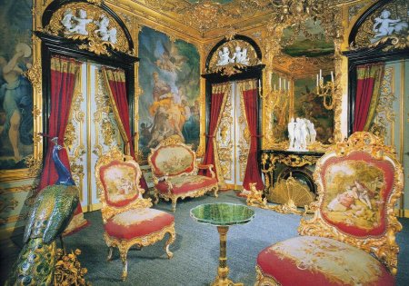 Бавария дворец линдерхоф интерьер