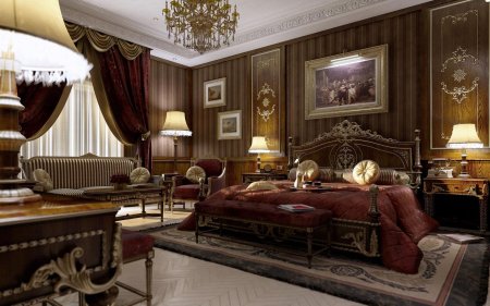 Спальня в викторианском стиле