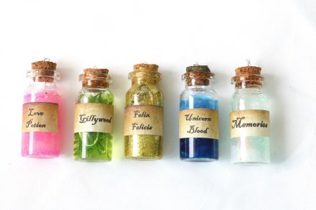 Бутылочки с зельями из гарри поттера