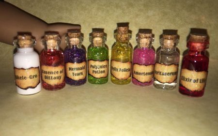 Бутылочки с зельями из гарри поттера