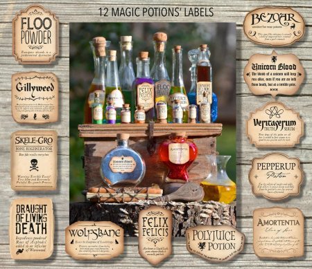 Названия зелий из гарри поттера