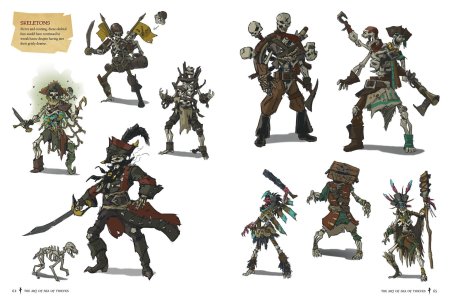 Скелет пират