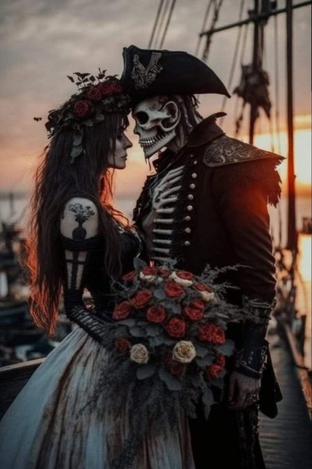 Свадьба в готическом стиле