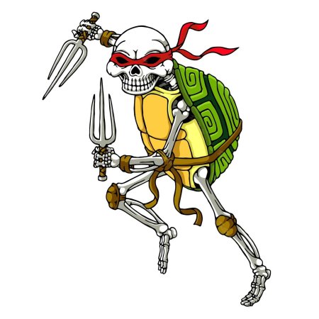 Скелет из черепашек ниндзя