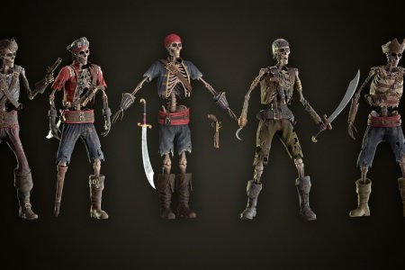 Пират скелет