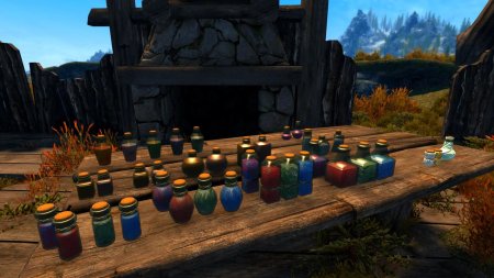 Ретекстур зелий скайрим se