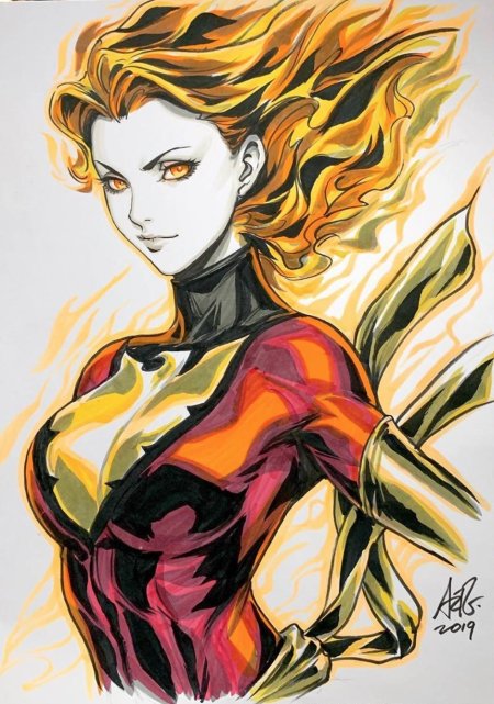 Тёмный феникс марвел