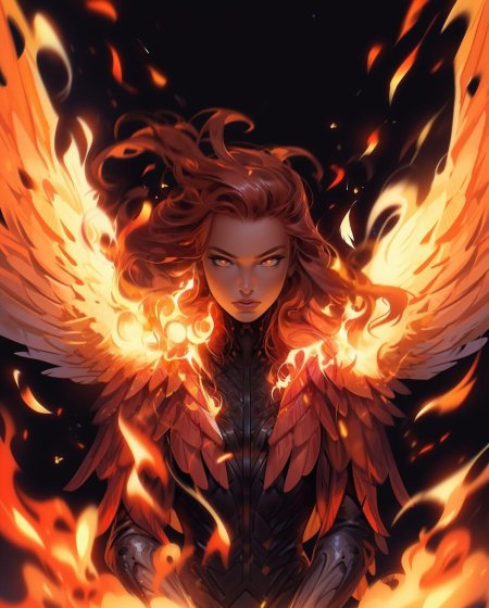 Девушка феникс