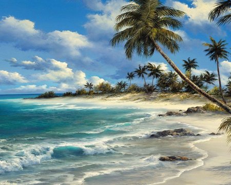 Тропический пейзаж в живописи