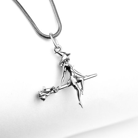 Подвеска ведьма золото