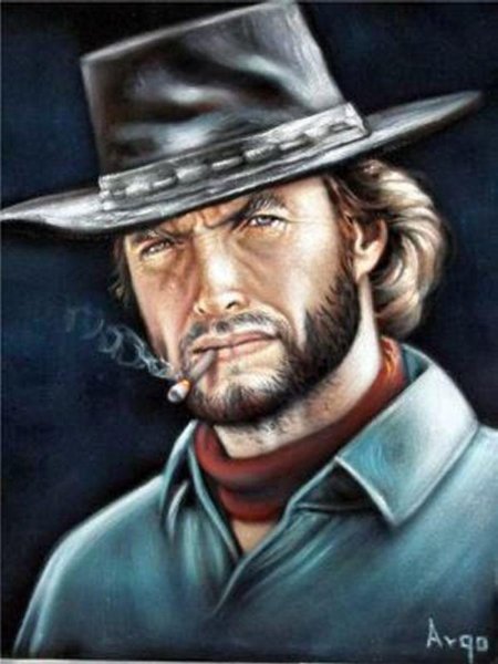 Клинт иствуд вестерн арт