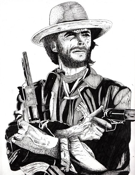 Клинт иствуд вестерн арт