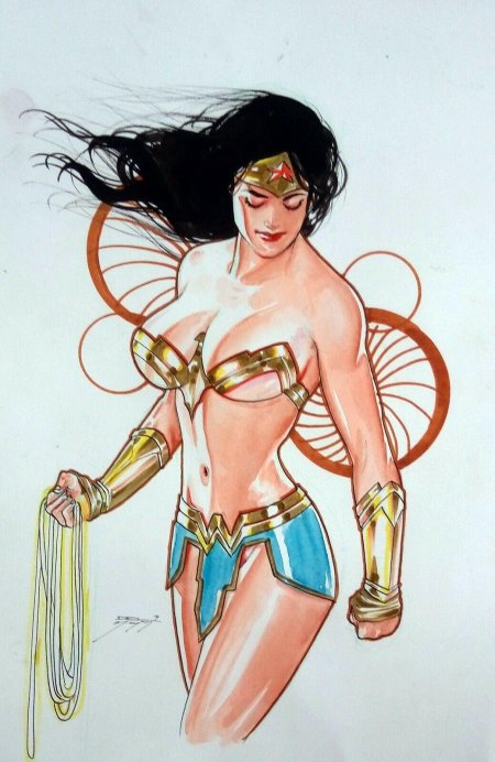 Чудо женщина арты