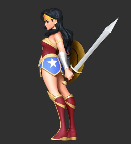 Чудо женщина д модель