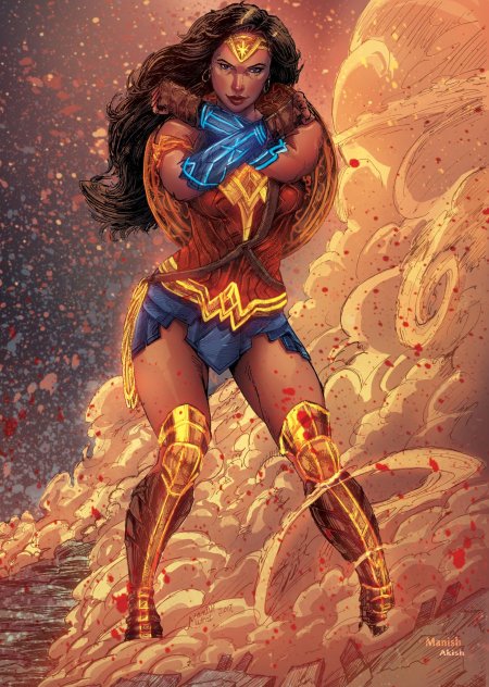 Вандер вумен арт