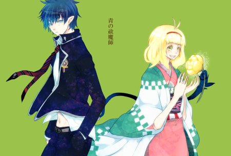 Синий экзорцист шиеми морияма