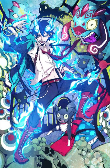 Синий экзорцист путешествие куро