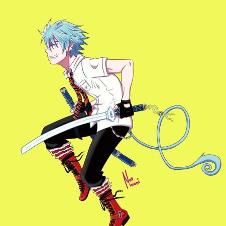 Синий экзорцист путешествие куро