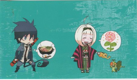 Синий экзорцист путешествие куро