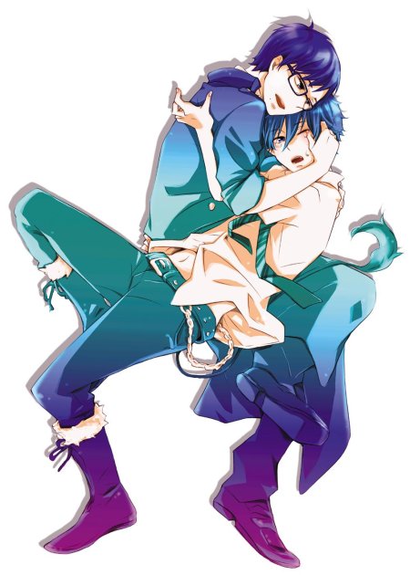 Синий экзорцист яой