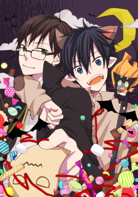 Рин окумура хэллоуин