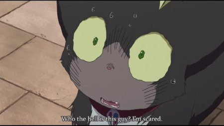 Синий экзорцист кот черныш