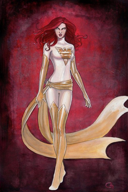 White phoenix jean grey