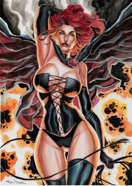 Марвел джин грей черная королева