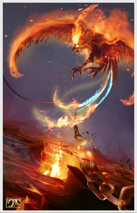 Огненный феникс дилюка