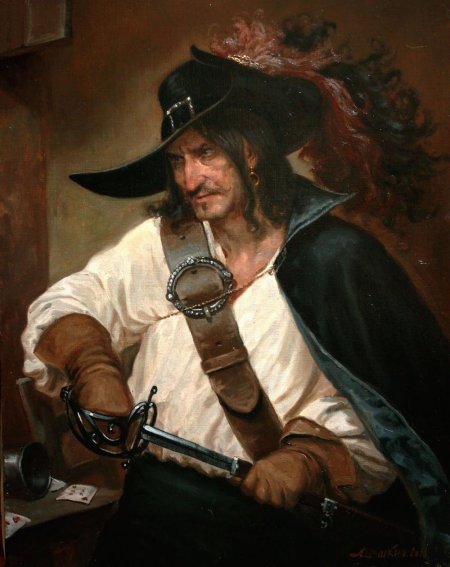 Андрей шишкин - мушкетёр - картина