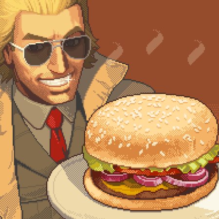 Пиксельный бургер