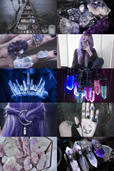 Фиолетовая магия эстетика