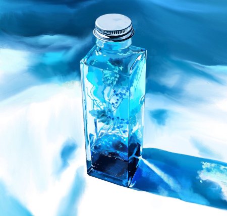 Синий эстетика