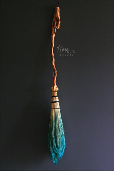 Метла ведьмы своими руками