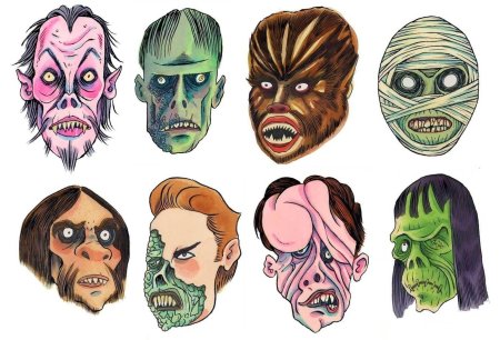 Лицо зомби