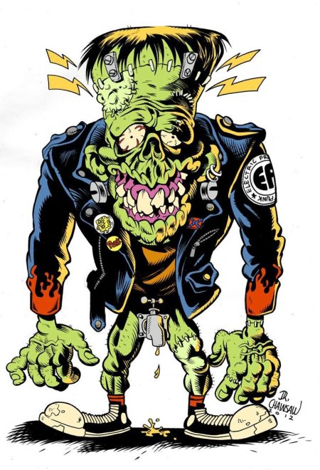 Франкенштейн эскиз