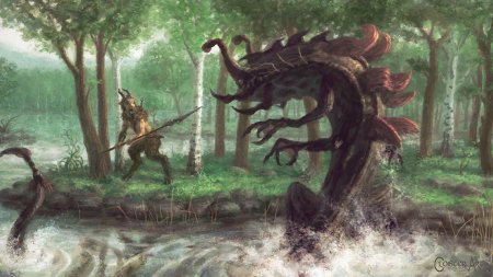 Монстр в лесу