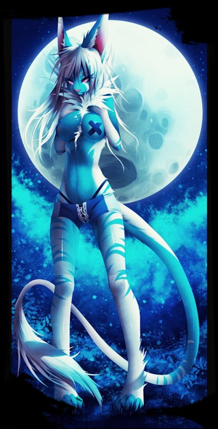 Фурри девушка