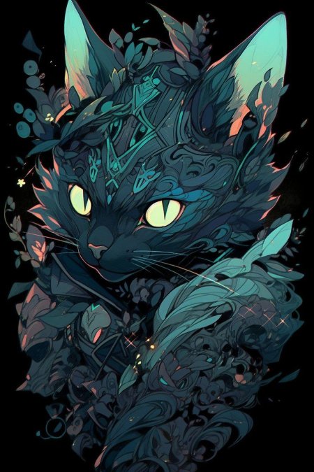 Кошачий арт