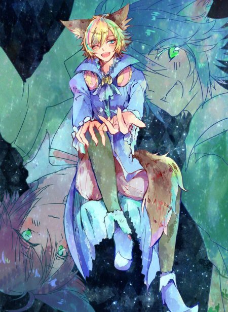 Аниме неко парень